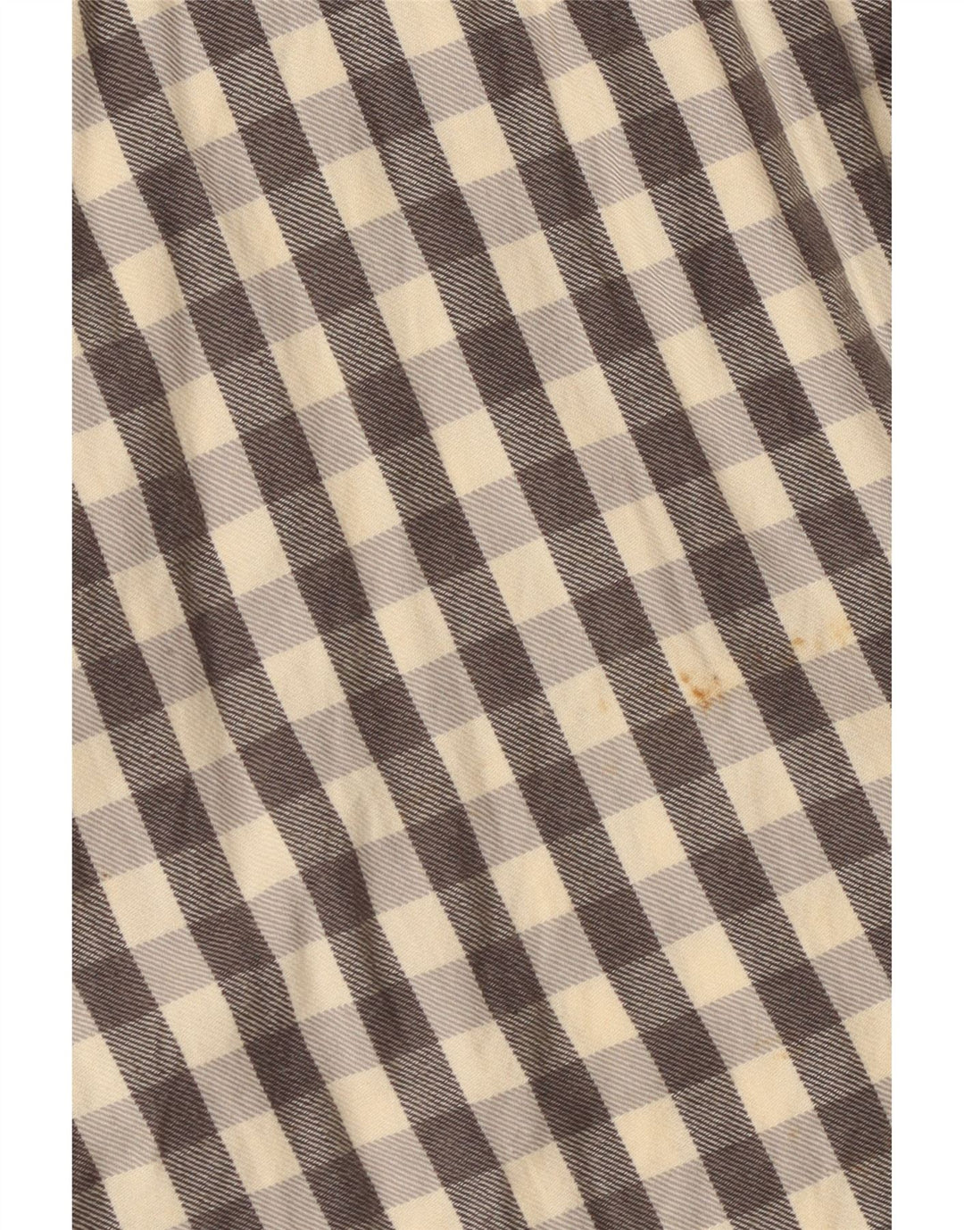 Superdry Mens Flannel Shirt Small Grey Gingham Cotton