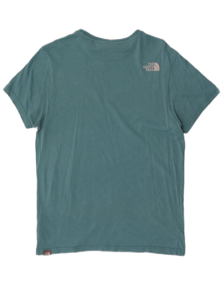 The North Face Mens T-Shirt Top Small Blue Cotton