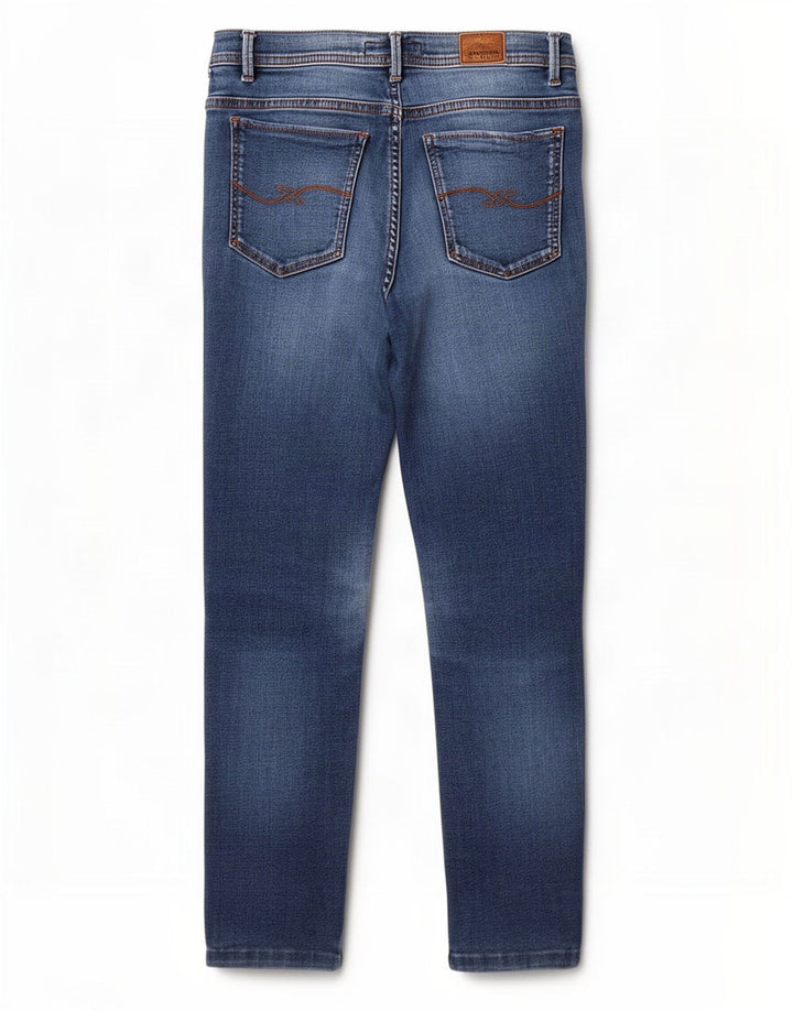 Женские узкие джинсы Trussardi W28 L27 синие