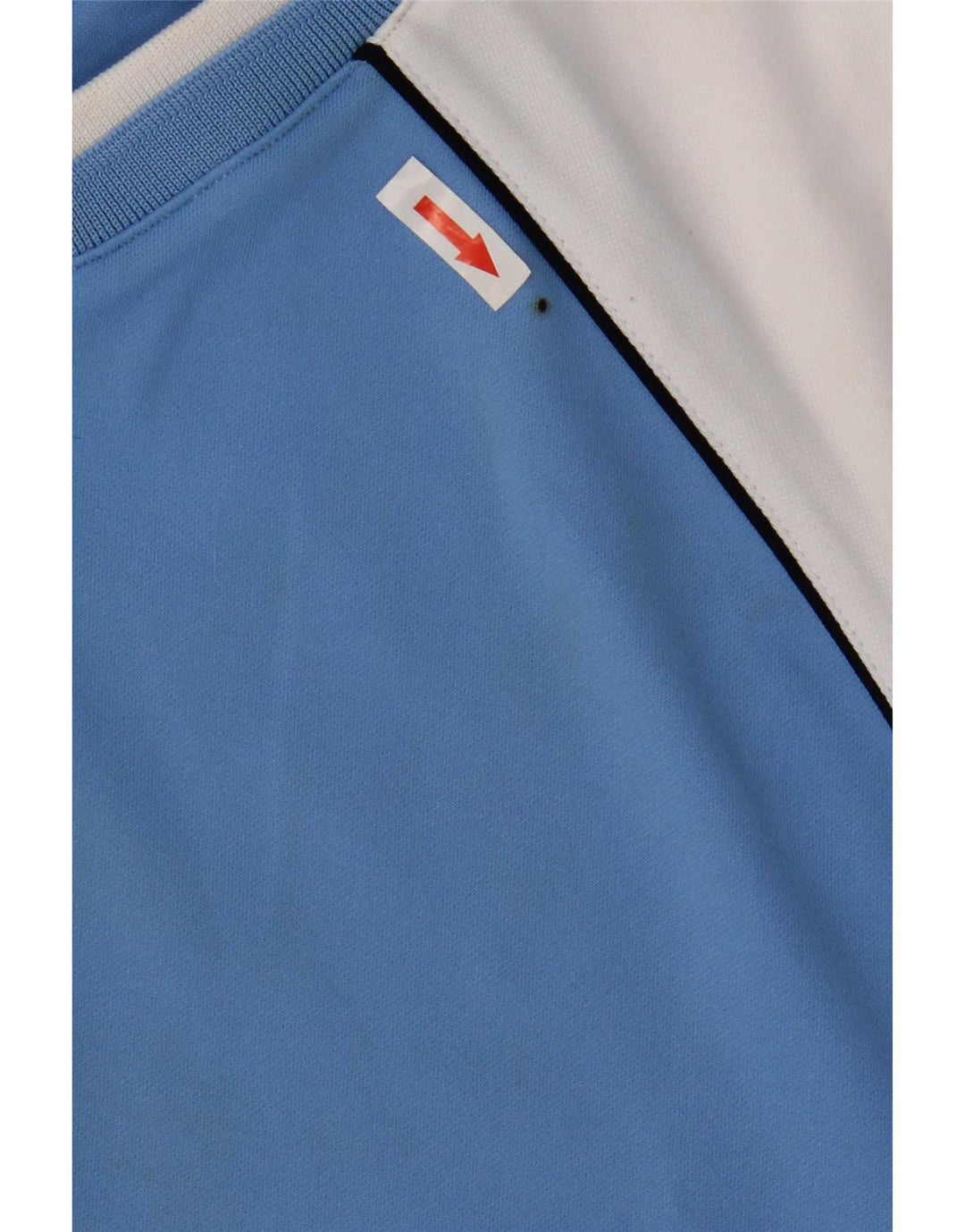 Asics Mens Graphic T-Shirt Top Medium Blue Colourblock Polyester
