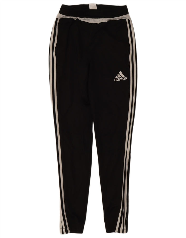 Adidas Mens Climalite Tracksuit Trousers XS Black Colourblock Polyester