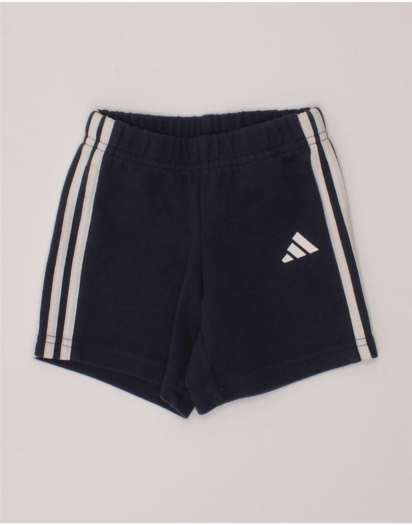 Αθλητικό σορτς Adidas Baby Boys 9-12 μηνών Navy Blue Cotton