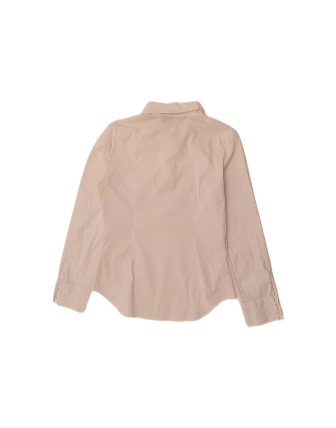ZARA Womens Pullover Shirt UK 12 Medium Off White