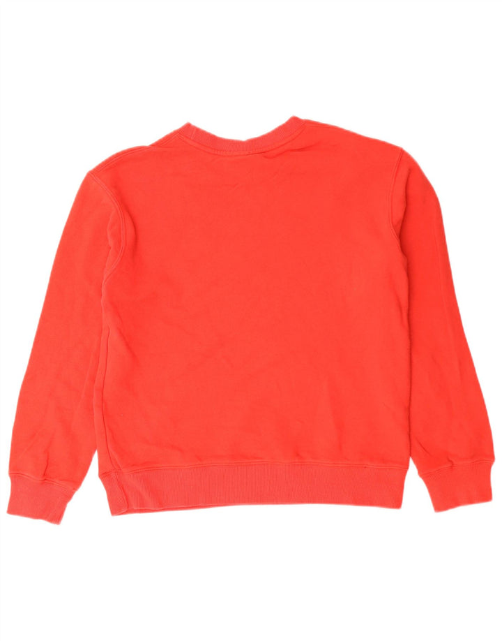 Champion Womens Sweatshirt Jumper UK 10 Small Red Cotton