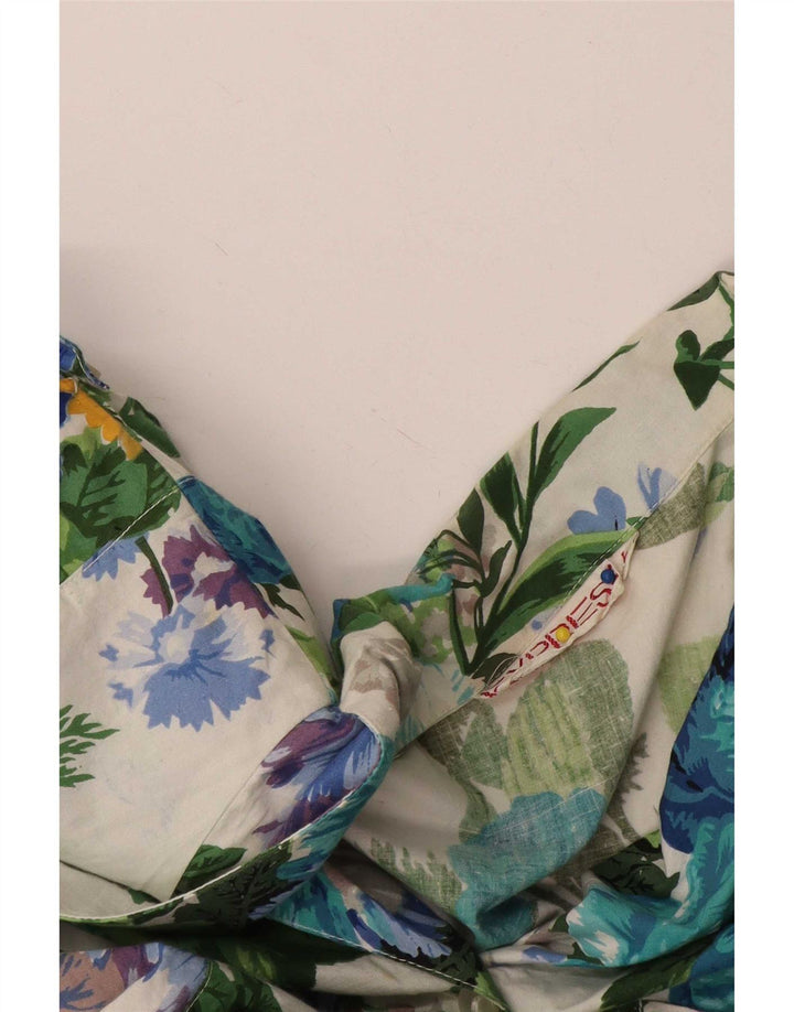Express Womens A-Line Dress UK 14 Large White Floral