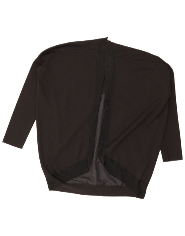 Zara Damen Strickjacke mit 3/4-Ärmeln, Größe S, Schwarz