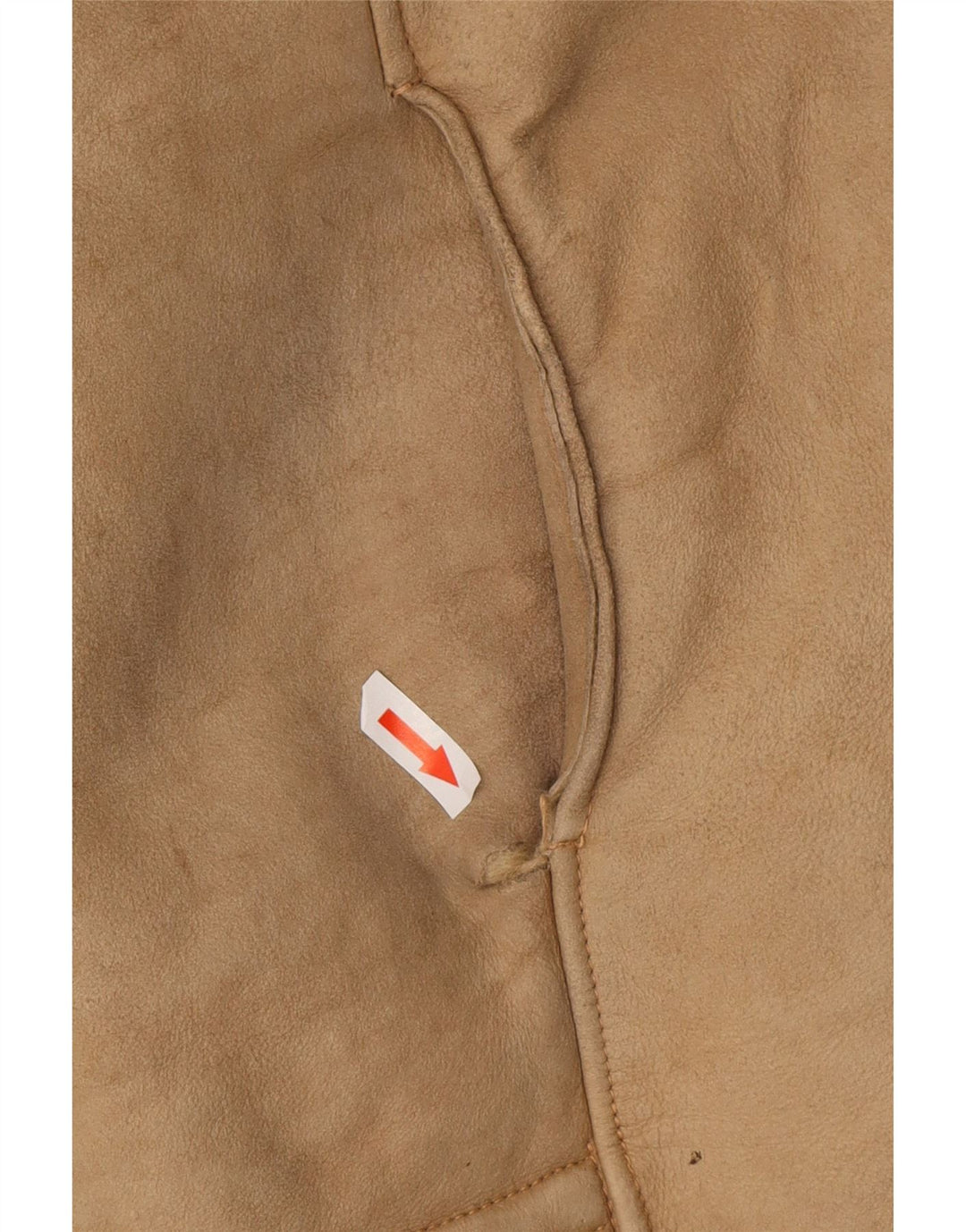 Jachetă vintage pentru bărbați din shearling UK 38 maro mediu