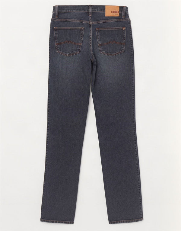 Jeans dritti da uomo Mustang Tramper slim fit a vita media W34 L34 cotone blu