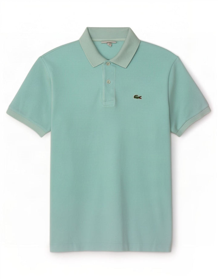 Lacoste Herre Classic Fit Polo Shirt Størrelse 5 Large Blå