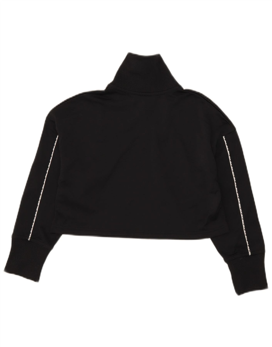 Damska kurtka dresowa Nike Crop Top UK 10, mała, czarna, poliestrowa
