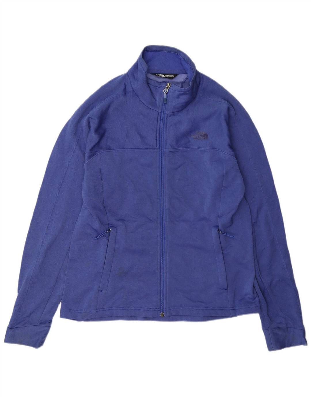 The North Face Womens Tracksuit Top Jacket UK 16 Large Blue Polyester