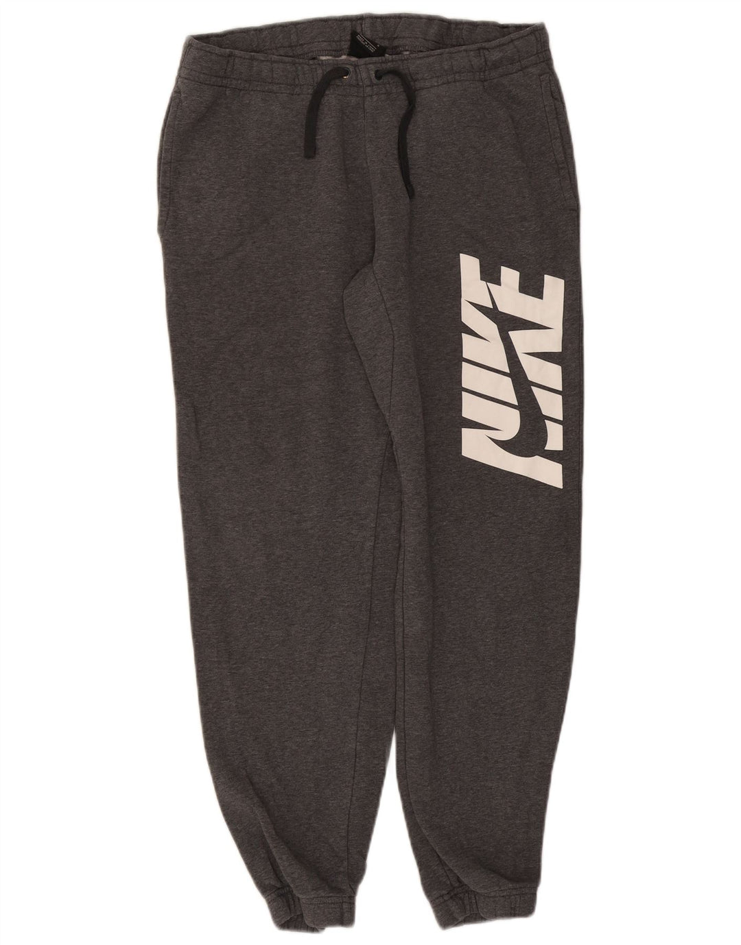 Nike Mens Graphic Tracksuit Trousers Joggers Medium Grey Cotton