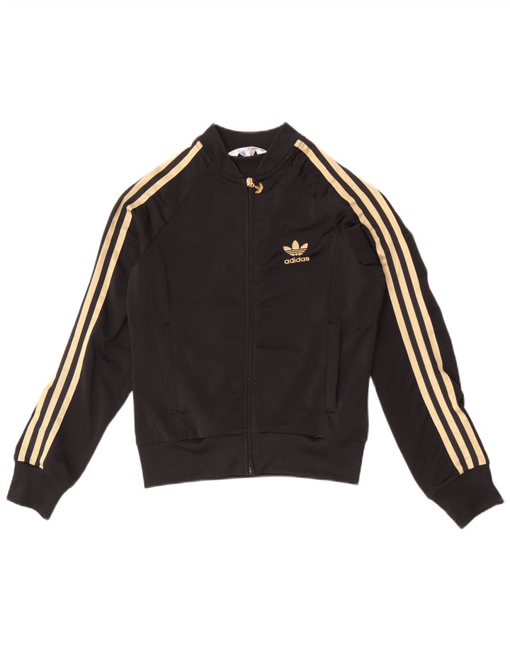 Adidas ženska gornja jakna trenirke EU 34 XS crni poliester