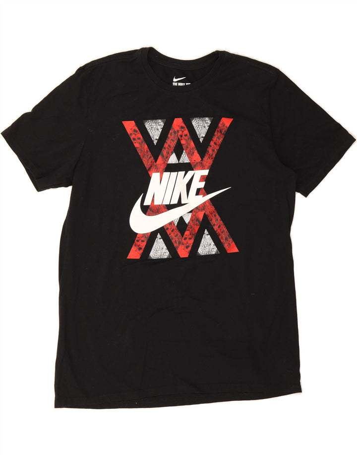 NIKE Mens Graphic T-Shirt Top Large Black Vintage Nike and Second-Hand Nike from Messina Hembry 