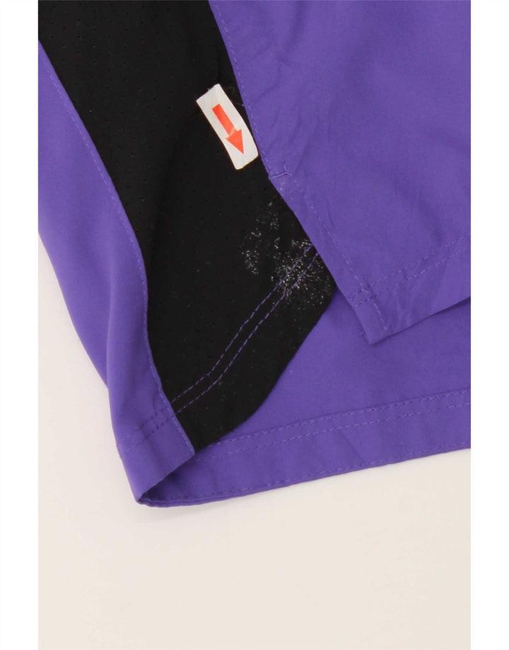Nike Womens Sport Shorts UK 10 Small Purple Polyester