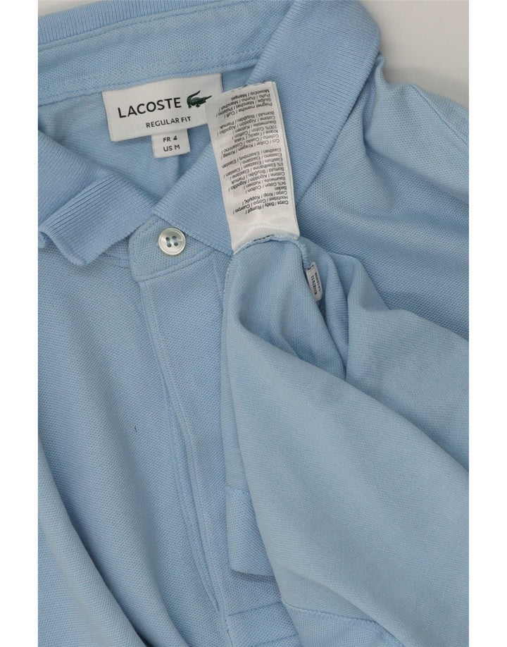 Lacoste Herre Regular Fit Polo Shirt Størrelse 4 Medium Blå Bomuld