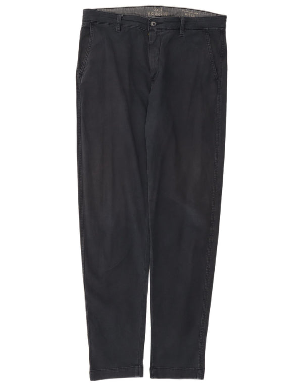 Calça chino masculina Levi's Standard Tapered W34 L34 algodão azul marinho