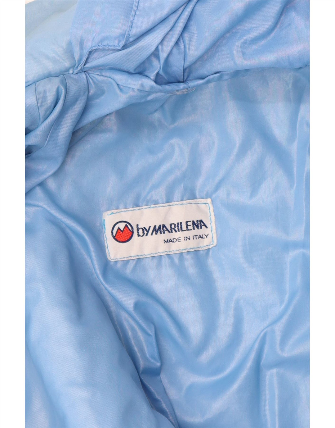 MARILENA Giacca imbottita da uomo UK 36 Small Blue Colourblock