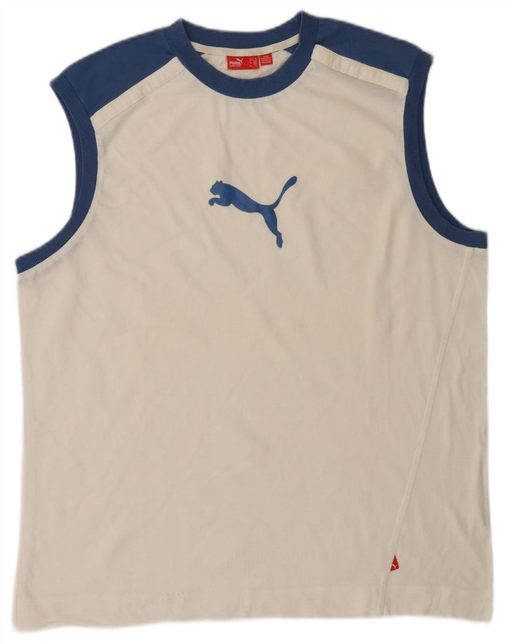 Canotta grafica da uomo PUMA XL White Colourblock
