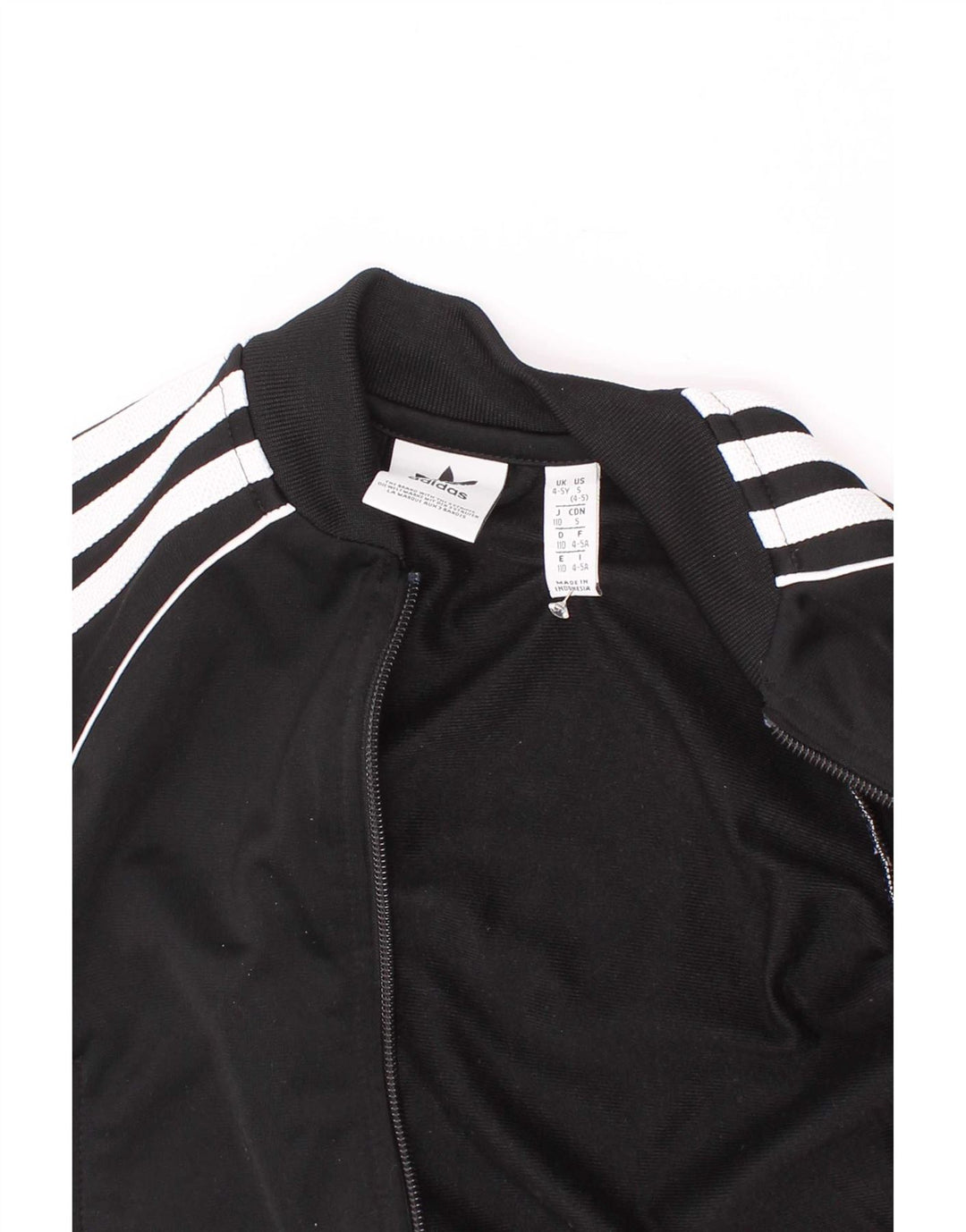 Veste de survêtement Adidas Garçon 4-5 ans Noir Polyester