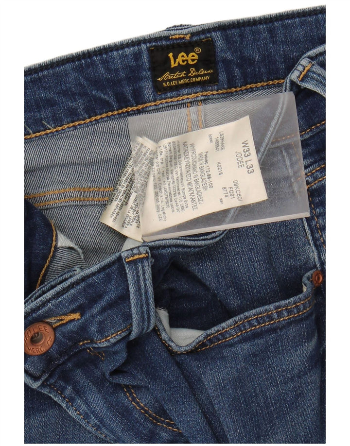 Lee Womens Jodee Skinny Jeans W33 L28 Blue Cotton
