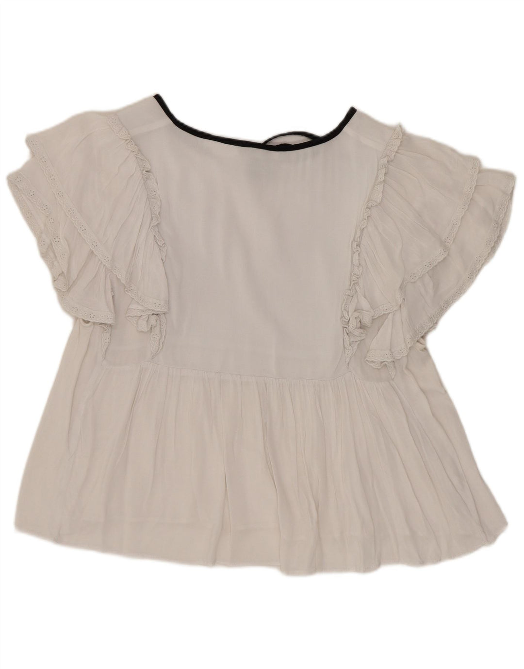Zara ženski gornji dio bluze UK 16 Large White