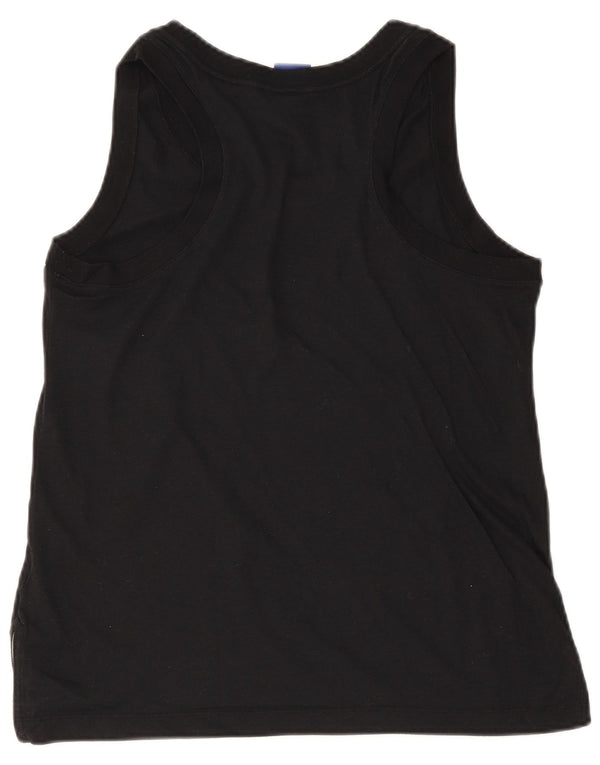 Nike Damen Graphic Vest Top UK 14 Medium Schwarz