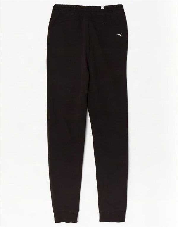 Puma Pantalon de survêtement pour femme Joggers UK 8 Small Noir Coton