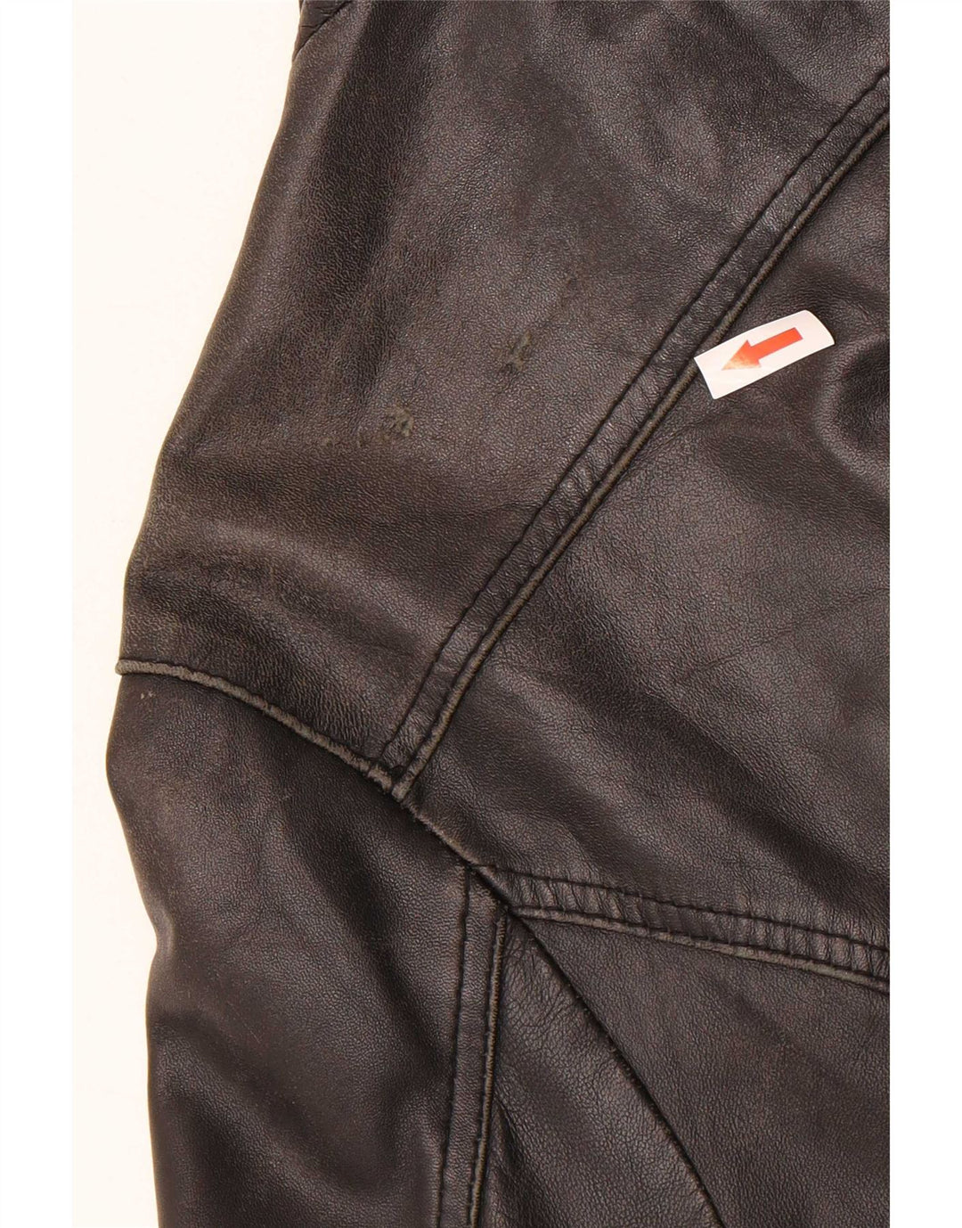 C.D.P. Veste En Cuir Homme IT 46 Petit Noir