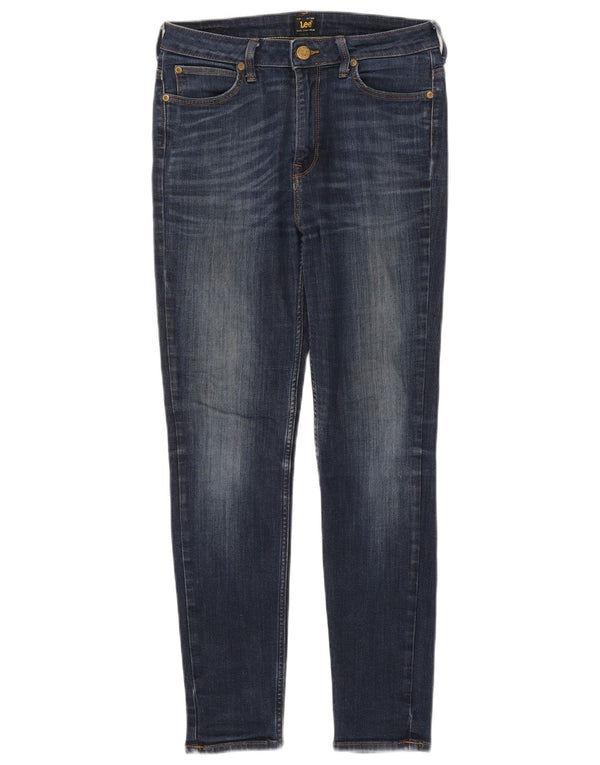 Женские джинсы скинни Lee W30 L27, синий хлопок