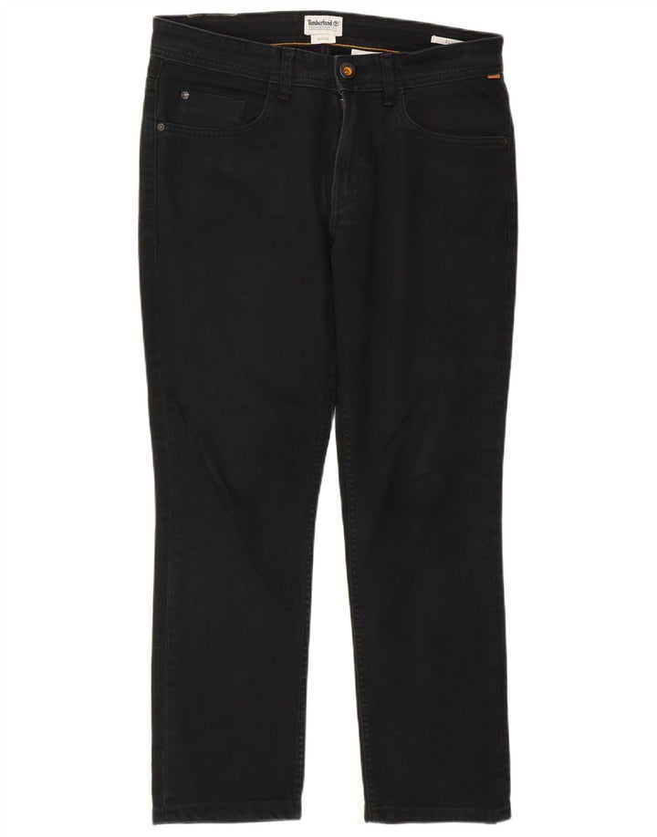 Timberland Mens Slim Jeans W31 L27 Black Cotton
