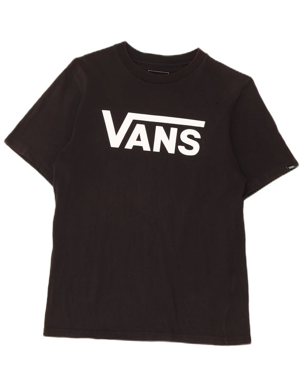 Vans T-shirt graphique sur mesure pour garçon 12-13 ans Noir Coton