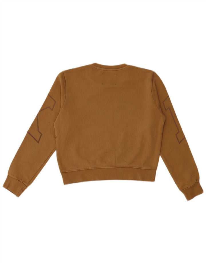 Felpa grafica da donna Pyrex Jumper UK 6 XS cotone marrone