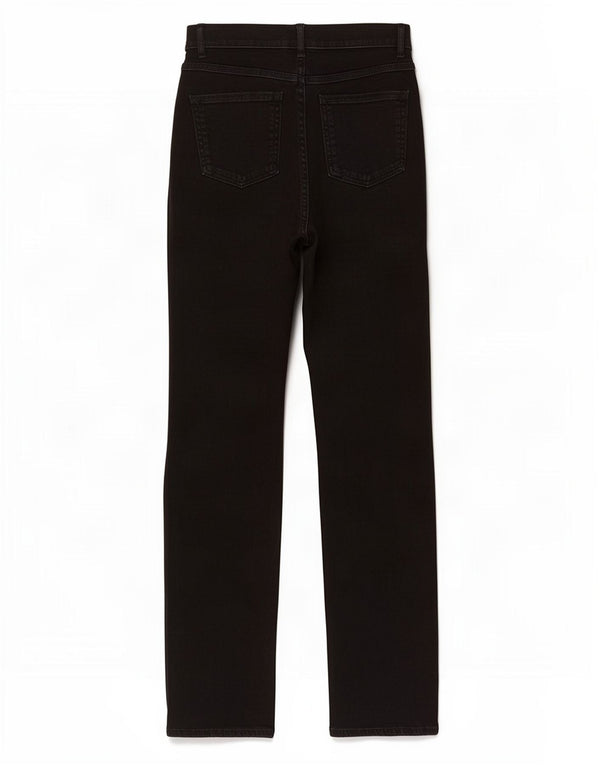 Женские прямые джинсы Marks & Spencer UK 10, маленькие W28 L32, черный хлопок