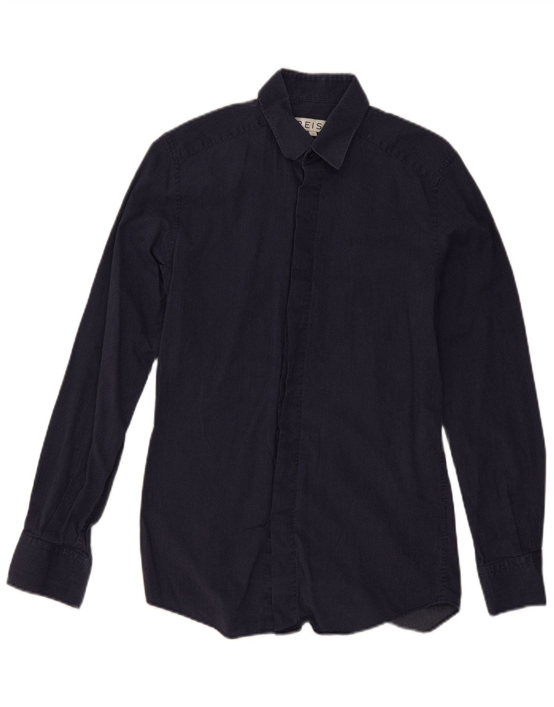 Camicia da uomo Reiss piccola blu navy maculata
