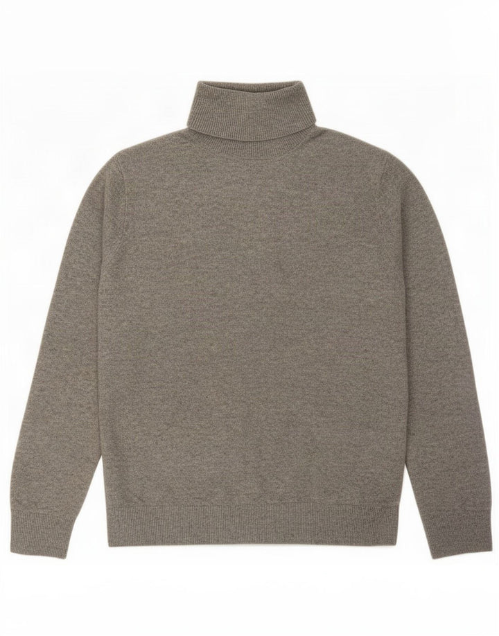 Marks & Spencer Dame Oversized rullehals sweater UK 10 lille grå