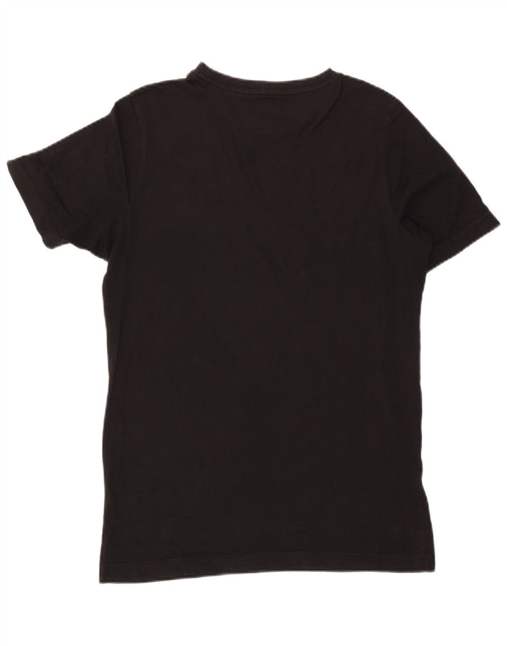 Puma Herren Grafik T-Shirt Top Small Schwarz