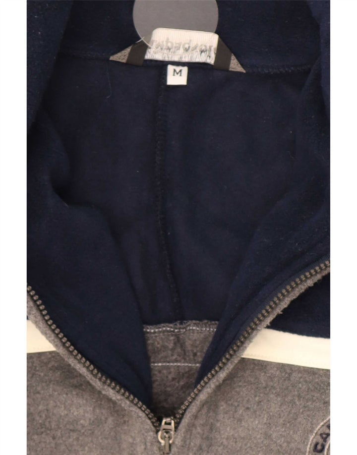 Campagnolo Fleece Jumper med lynlås til mænd Medium Grå Colourblock Polyester