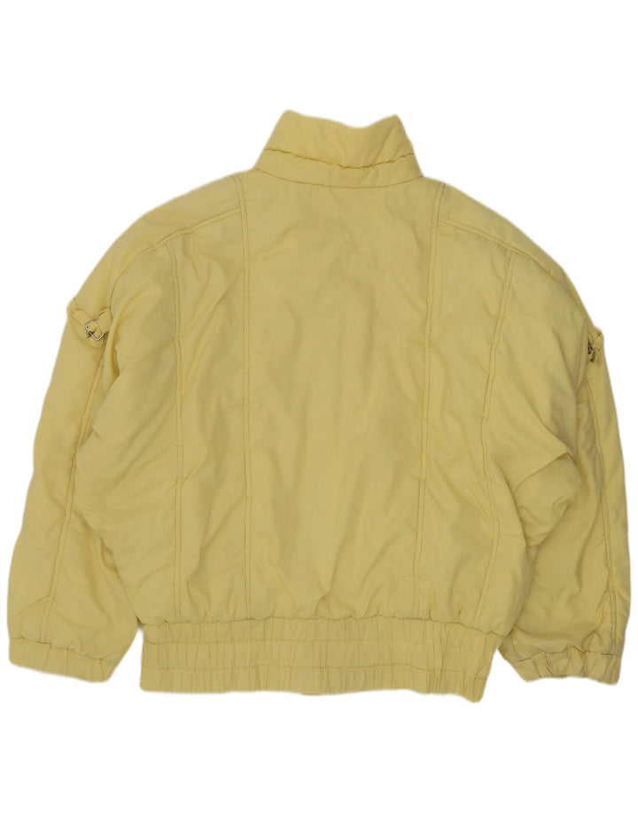 veste de ski femme vintage UK 18 XL Jaune