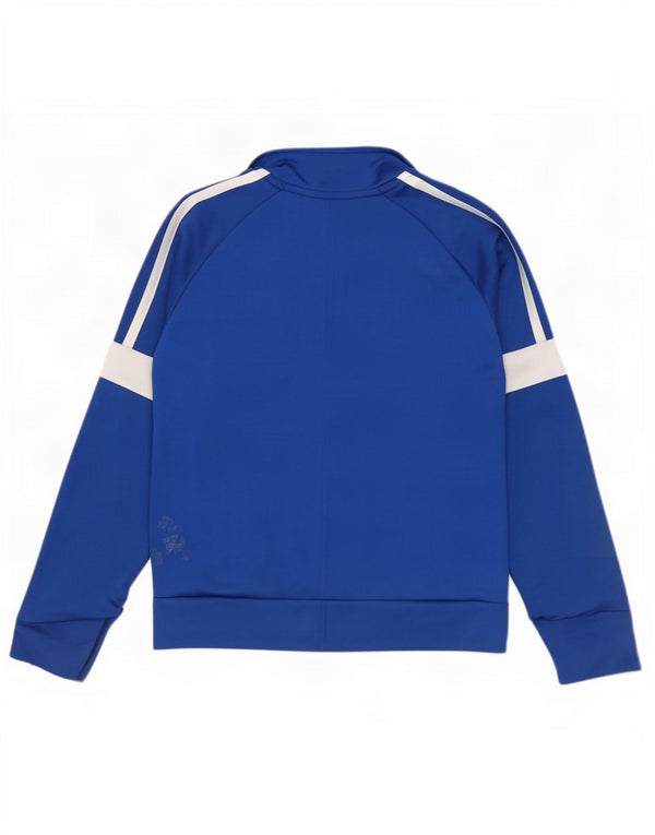 Adidas Veste de Survêtement Garçon 5-6 Ans Bleu Colorblock Polyester