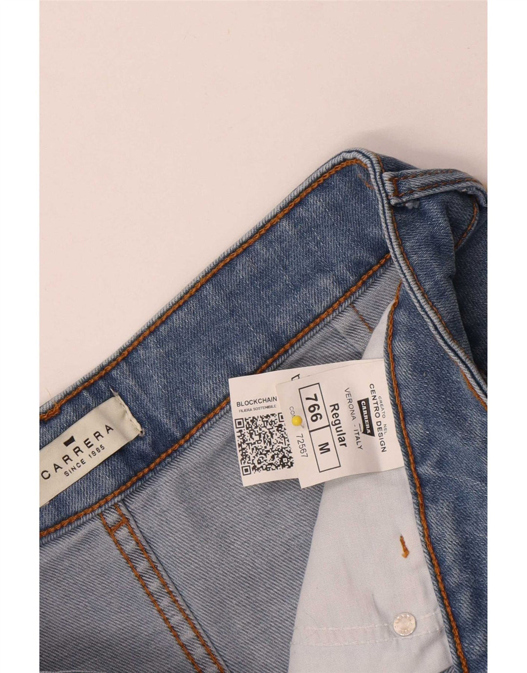 Carrera Dame Denim Nederdel Medium W30 Blå Bomuld