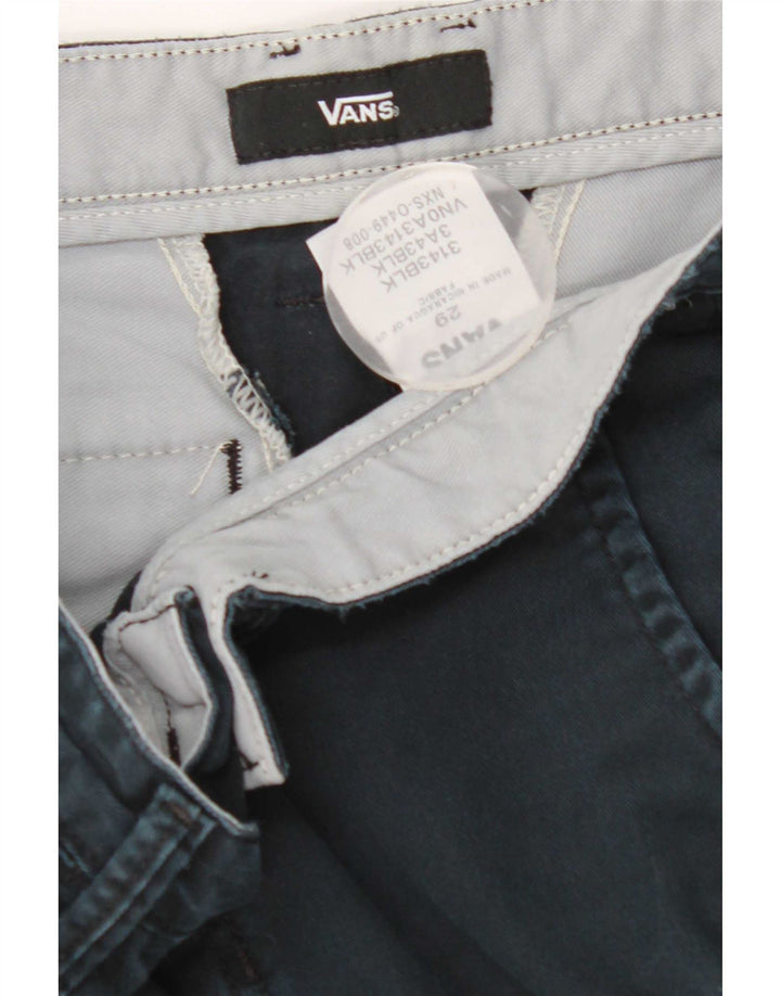 Vans Mens Slim Chino Trousers W29 L30 Navy Blue