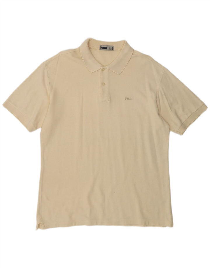FILA Herren Poloshirt IT 52 Large Gelb