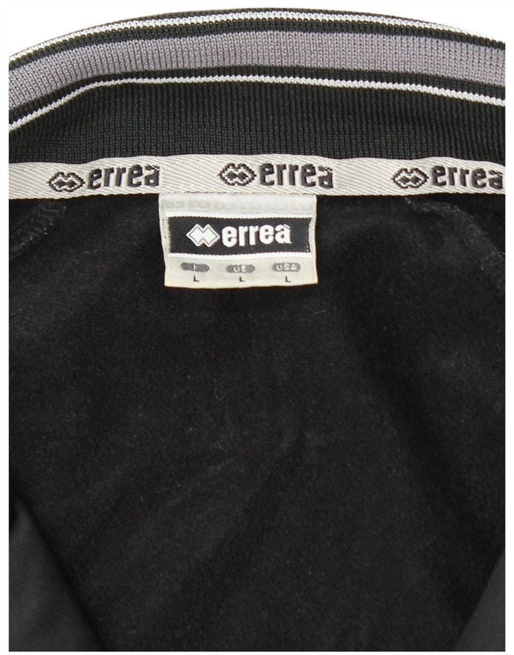 ERREA Træningsdragt til mænd Topjakke Stor sort Colourblock Polyester