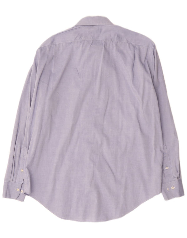Camicia da uomo Ralph Lauren vestibilità classica taglia 16 1/2 grande cotone blu