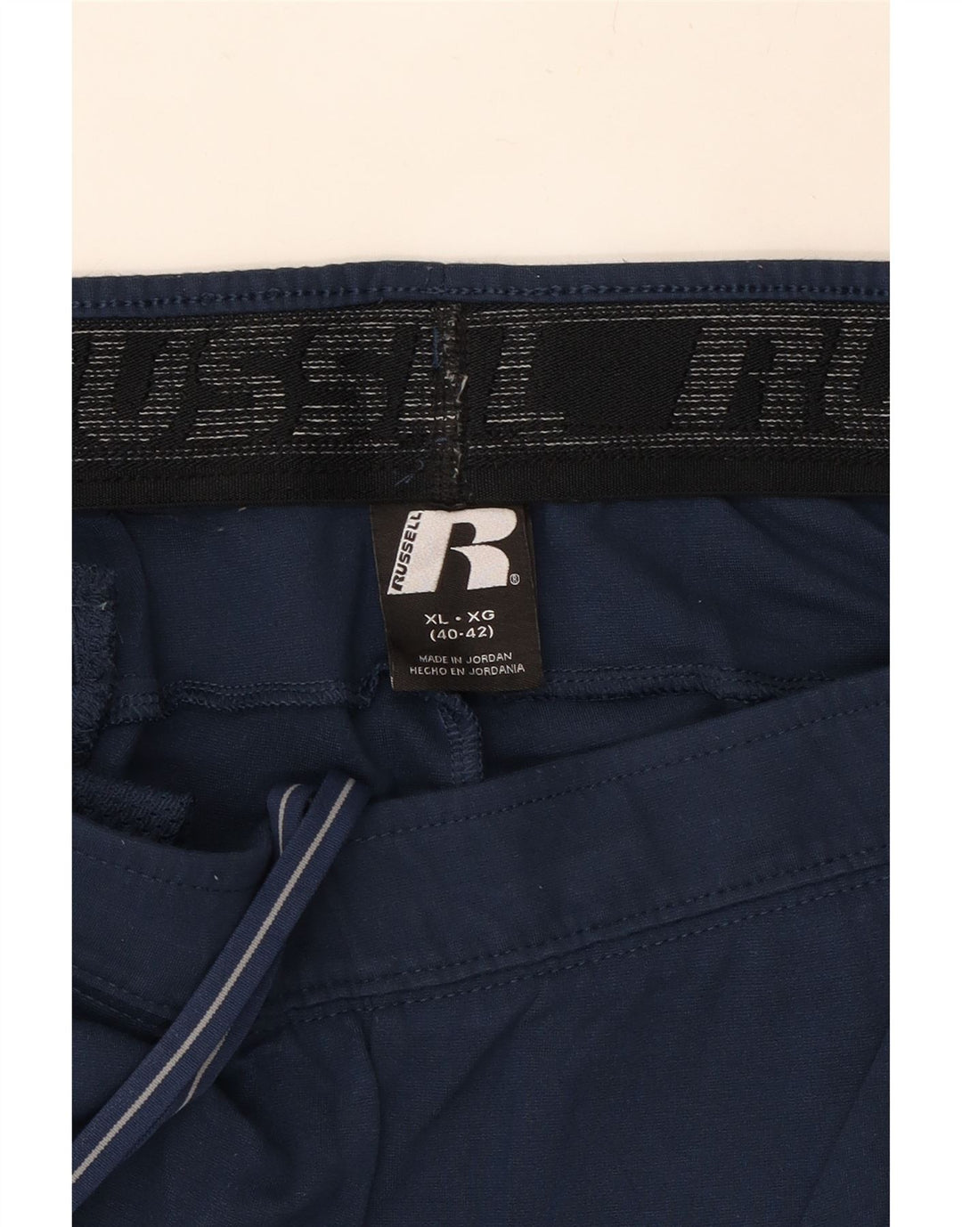 RUSSELL ATHLETIC Mens Tracksuit Trousers XL  Navy Blue Rayon Vintage Russell Athletic and Second-Hand Russell Athletic from Messina Hembry 