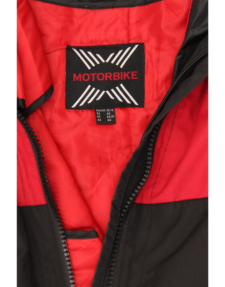 CRIVIT Mens Racer Jacket UK 42 XL Red Colourblock Polyamide Vintage Crivit and Second-Hand Crivit from Messina Hembry 