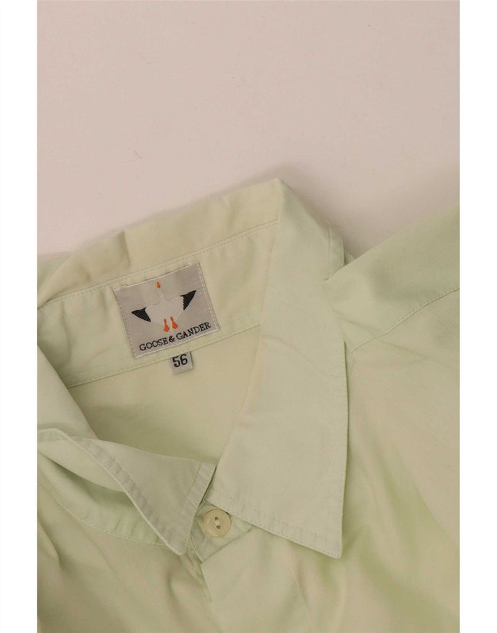 Goose & Gander Mens Short Sleeve Shirt IT 56 XL Green