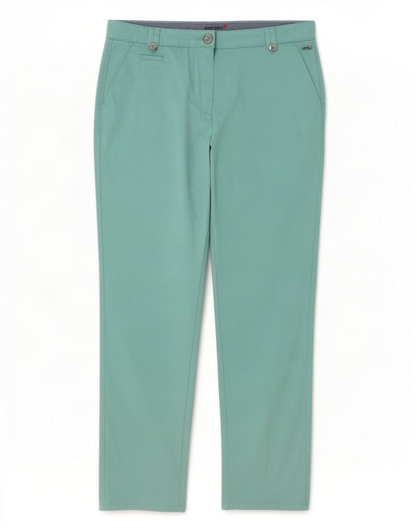 Marks & Spencer ženske ravne chino hlače UK 10 male W28 L29 plava