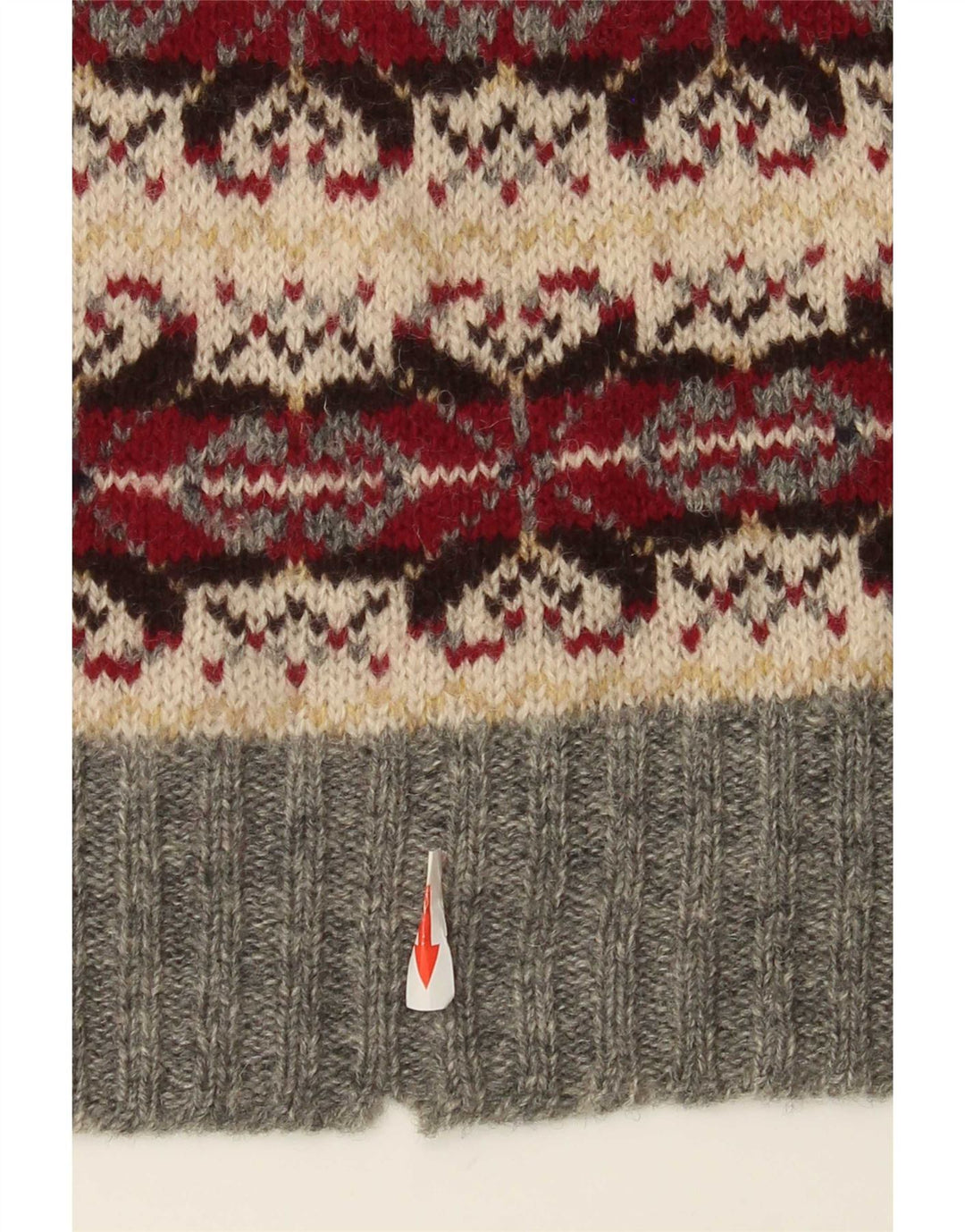 Vintage Mens Crew Neck Jumper Sweater Medium Multicoloured Classic
